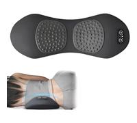 Triple Fusion Back Massager, with Traction, Vibration & Heat And Against Pain for Neck, Shoulder, Backs(Black)