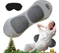 Triple Fusion Masseur de dos - Masseur de dos ergonomique chauffant vibrant avec soutien multipoint, design large pour soulager les douleurs dorsales et confort du sommeil
