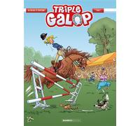 Triple Galop - tome 01 + cahier - Michel Rodrigue - Bamboo Eds - cartonné - Bande dessinée jeunesse