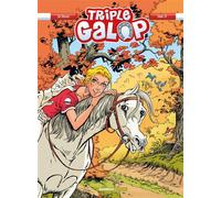 Triple galop - tome 19 - Benoît du Peloux - Bamboo Eds - cartonné - Bande dessinée jeunesse