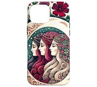 Triple Goddess Illustration Maiden Mother Crone Wiccan Coque pour iPhone 16 Pro Max