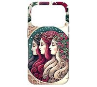 Triple Goddess Illustration Maiden Mother Crone Wiccan Coque pour iPhone 17 Pro