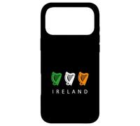 Triple Harpe Celtique Irlandaise emblème médiéval d'Irlande Coque pour iPhone 17 Pro Max