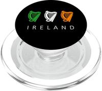 Triple Harpe Celtique Irlandaise emblème médiéval d'Irlande PopSockets PopGrip pour MagSafe