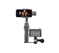 Accessoires pour drone GENERIQUE Triple Hot Shoe Mount for DJI OSMO mobile 2 Pour Zhiyun lisse 4 Pour Feiyu Vimble