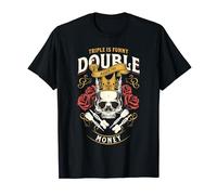 Triple Is Funny Double Makes The Money I Darts Cible de fléchettes T-Shirt