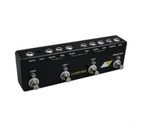 Triple Loop Station Pédale d'effet guitare avec accordeur intégré True Bypass Switch Coque en métal pour musiciens Paysages sonores superposés 230 x 70 mm