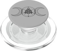 Triple Lune Roue d'Hécate Symboles Wicca Déesse Sorcellerie PopSockets PopGrip pour MagSafe