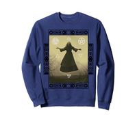 Triple Lune Symboles 4 Éléments Wicca Sorcellerie Moderne Sweatshirt