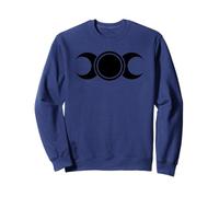 Triple Lune Symboles Wicca Déesse Sorcellerie Moderne Sweatshirt