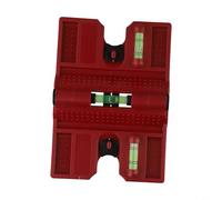 Triple niveau de fiole pour poteaux de clôture et tuyauterie utilitaire, sangle réglable et support magnétique, fixation stable pour métal, béton, bois, plastique, fonctionnement mains libres avec