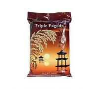 Triple Pagoda Riz Jasmin à grain long - 18 kg