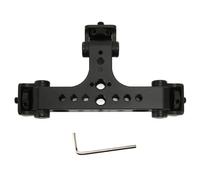 Triple Phone Holder Tripod Mount Adaptor, Adjustable Cell Phone Clamp Holder Vlogging Live Streaming Tool with 180 Degree Tilt Head