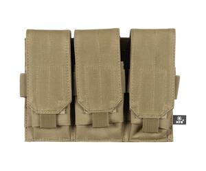 Triple pochette Ammo Pouch Triple MOLLE MFH - Coyote