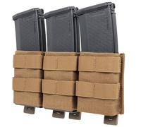 Triple pochette ouverte pour chargeurs FAST Wosport - Coyote Brown