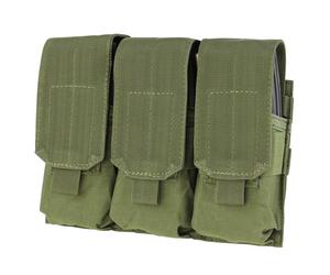 Triple pochette pour chargeurs AR-15/M4 Triple Mag Pouch Condor - Olive