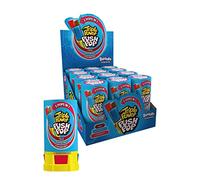 Triple Power Push Pop Lot de 12 paquets de 3 saveurs en 1 Lollipop - Cola - Fraise - Framboise - Sucettes emballées individuellement | Bonbons américains