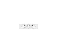 Legrand Prise de courant triple Soluclip Mosaic 3x2P+T Surface à clippage direct Blanc