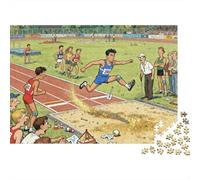 Triple Saut : dernière Tentative Puzzle en Bois Imperméable Puzzles De 1000 Pièces pour Adultes Cadeaux Défi Et Casse-tête Jeux Éducatifs