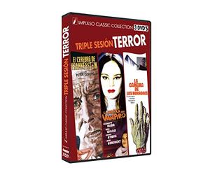 TRIPLE SESION TERROR El Cerebro de Frankenstein + La Marca del Vampiro + La cámara de los horrores Frankenstein Must Be Destroyed + Mark of the Vampire + Chamber of Horrors