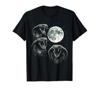 Triple Snake Moon Celestial Serpent Night T-Shirt