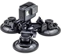 Triple Suction Cup Windshield Mount Bracket Compatible with GoPro Hero12 Hero11 Hero10 Hero9 Hero Max Action Camera DJI Osmo Action 3 Insta360 One/Akaso Campark Apeman Go Pro