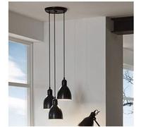 Triple suspension noir Priddy D32,5 cm - Noir Noir G