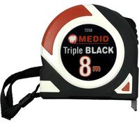 Triple Tape Measure Black.