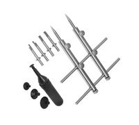 Triple tête de lentille de caméra outils d'entretien anti-rayures ventouse pour plusieurs marques réparation appareil photo outils triple tête