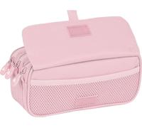 Triple trousse multi-usages Kappa 21,5 x 10 x 8 cm Rose