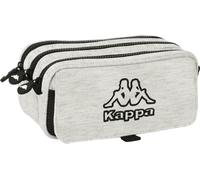 Triple trousse multi-usages Kappa Grey knit Gris (21,5 x 10 x 8 cm)