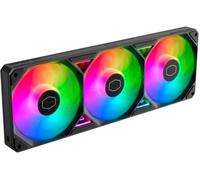 Triple Ventilateur de boitier Cooler Master SickleFlow Edge RGB - 36cm (Noir)
