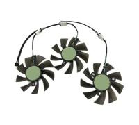 Triple Ventilateur T129215BU, Compatible for Powercolor,RX5700 XT Red Devil 8 Go