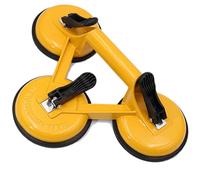 Triple ventouse en verre robuste en aluminium avec poignée pour plaque sous vide, crochets pour soulever de grands verres, ventouses pour carrelage, triple ventouses pour déplacer le verre, la fenêtre