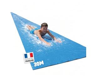 Triple Ventriglisse Géant XXXXXL Officiel 30 Mètres | Maxi Tapis de Glisse Qualité Premium | Slip'n Slide | Jeu Eau Plein Air | + Epais | + Rigide | + Rapide | 100% Fun | House Party | OriginalCup®
