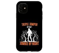 Tripler Jumper by Day Zombie by Night Triple Jump Halloween Coque pour iPhone 11