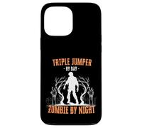 Tripler Jumper by Day Zombie by Night Triple Jump Halloween Coque pour iPhone 13 Pro Max