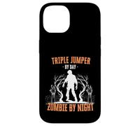 Tripler Jumper by Day Zombie by Night Triple Jump Halloween Coque pour iPhone 14