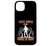 Tripler Jumper by Day Zombie by Night Triple Jump Halloween Coque pour iPhone 14 Plus