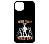 Tripler Jumper by Day Zombie by Night Triple Jump Halloween Coque pour iPhone 15 Plus
