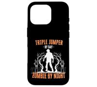 Tripler Jumper by Day Zombie by Night Triple Jump Halloween Coque pour iPhone 16 Pro