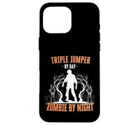 Tripler Jumper by Day Zombie by Night Triple Jump Halloween Coque pour iPhone 16 Pro Max