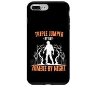 Tripler Jumper by Day Zombie by Night Triple Jump Halloween Coque pour iPhone 7 Plus/8 Plus