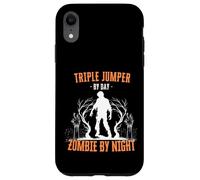 Tripler Jumper by Day Zombie by Night Triple Jump Halloween Coque pour iPhone XR