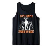 Tripler Jumper by Day Zombie by Night Triple Jump Halloween Débardeur