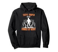Tripler Jumper by Day Zombie by Night Triple Jump Halloween Sweat à Capuche