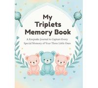 Triplet Memory Book: two baby girls and one baby boy
