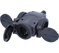 Triplette NF 2P+T 230V/16A Multiprise Électrique en Caoutchouc Renforcé Adaptée pour le Chantier/l'Industrie/la Maison IP44 Made in Germany I 860455
