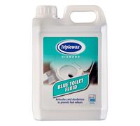 Triplewax Diamond Blue Toilet Fluid 2,5L - Traitement puissant pour toilettes portables, élimine les odeurs et laisse un parfum frais. Idéal pour caravanes, camping-cars et bateaux.