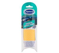 Triplewax Diamond Perforated Chamois Tube - Séchage Rapide, Finition sans Traces pour Voiture et fenêtres